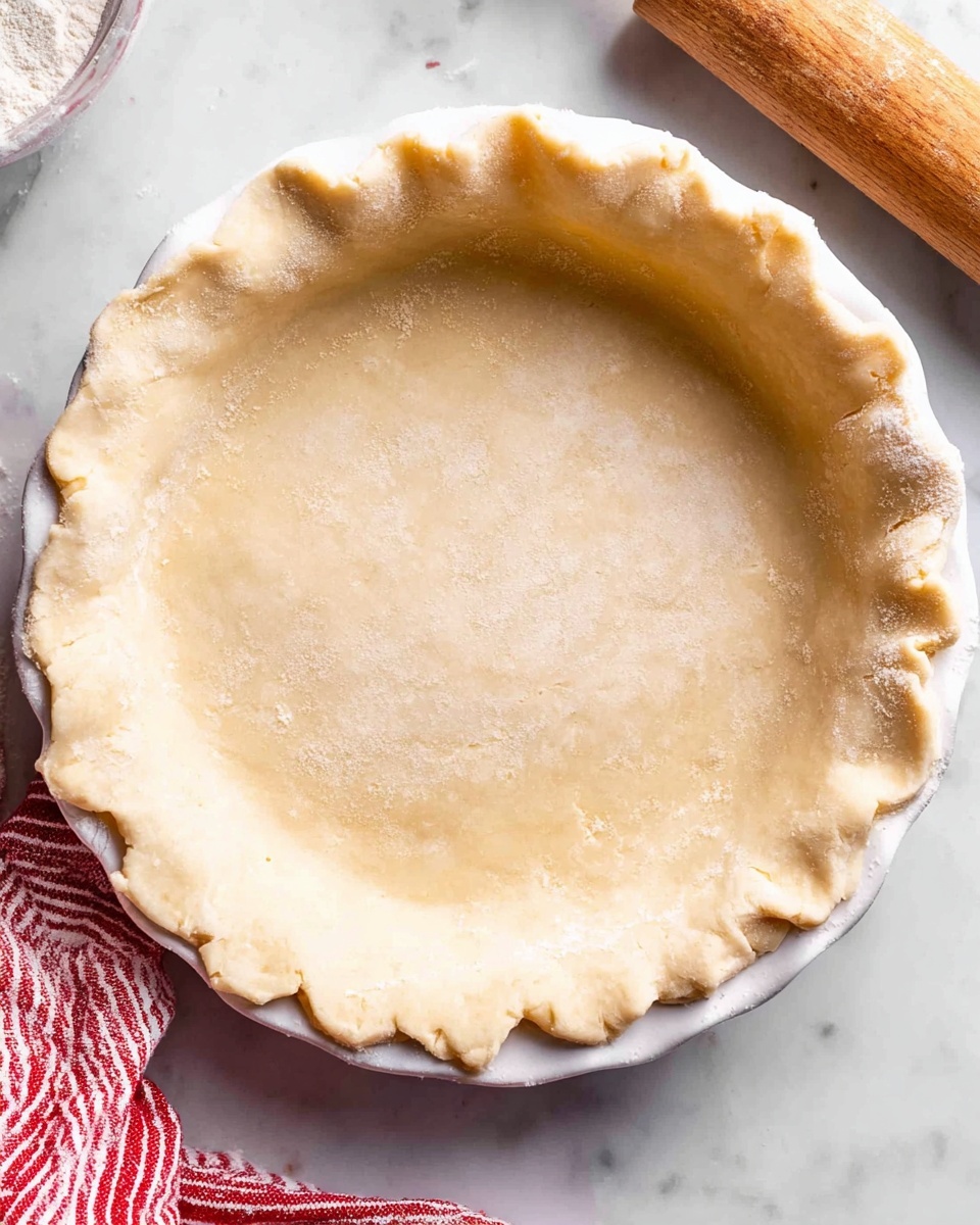 A pumpkin pie with one thick, smooth layer of deep orange filling in a white pie dish. The crust is golden brown with a crimped edge that rises slightly above the filling. The pie dish sits on a black cooling rack over a white marbled surface. The top of the pie has a shiny texture with a small indentation near the center. Photo taken with an iphone --ar 4:5 --v 7