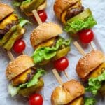 Mini Cheeseburger Skewers Recipe