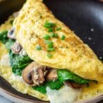 Simple Mozzarella Omelette Recipe