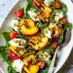 Grilled Peach and Burrata Salad Recipe