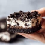 No-Bake Oreo Cheesecake Bars Recipe