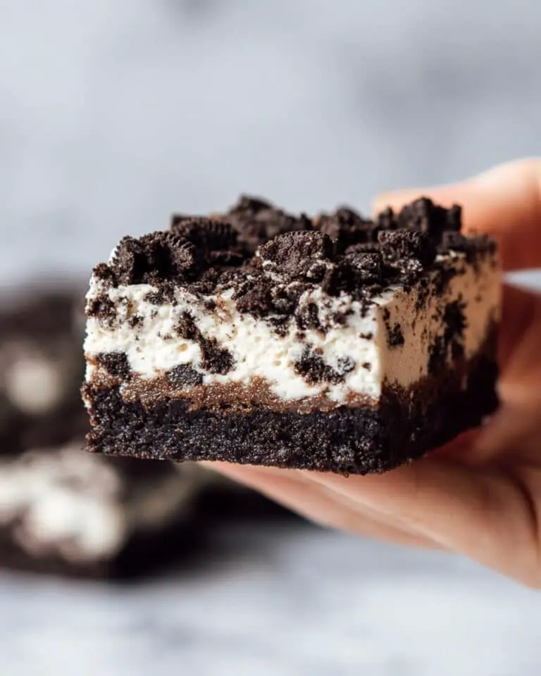 No-Bake Oreo Cheesecake Bars Recipe