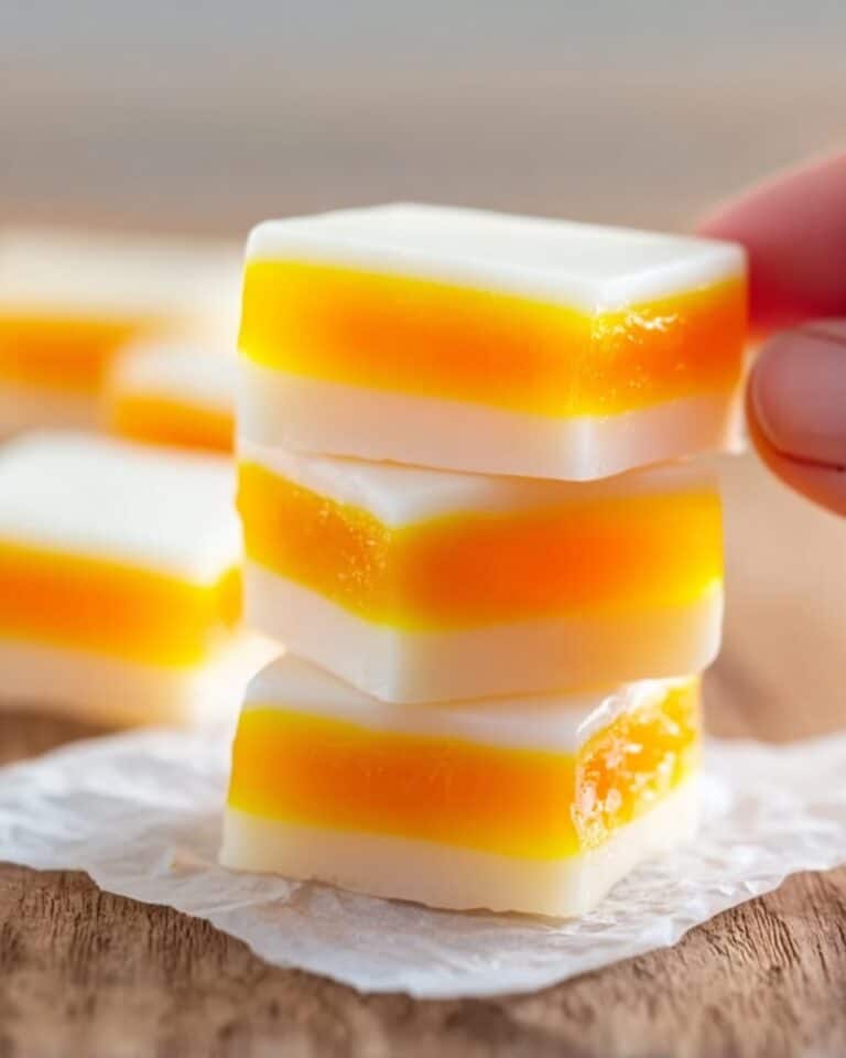 Easy Candy Corn Fudge Recipe
