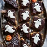 BOO! Chocolate Peanut Butter Bars Recipe