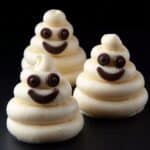 Poop Emoji Fudge Ghosts Recipe
