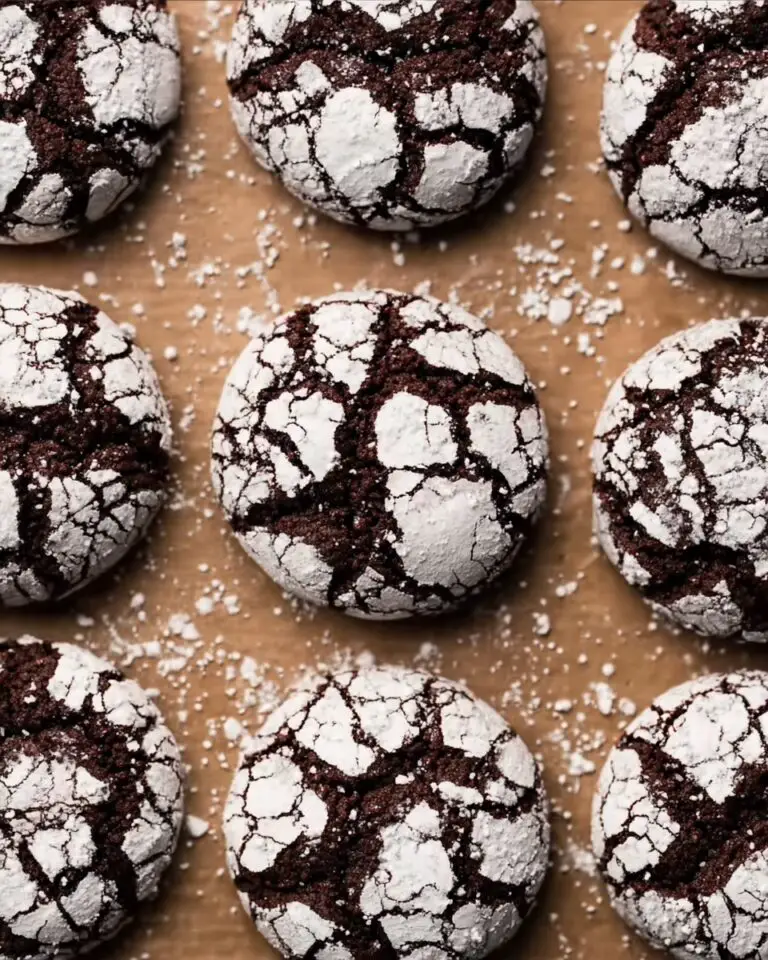 Chocolate Crinkle Cookies Recipe