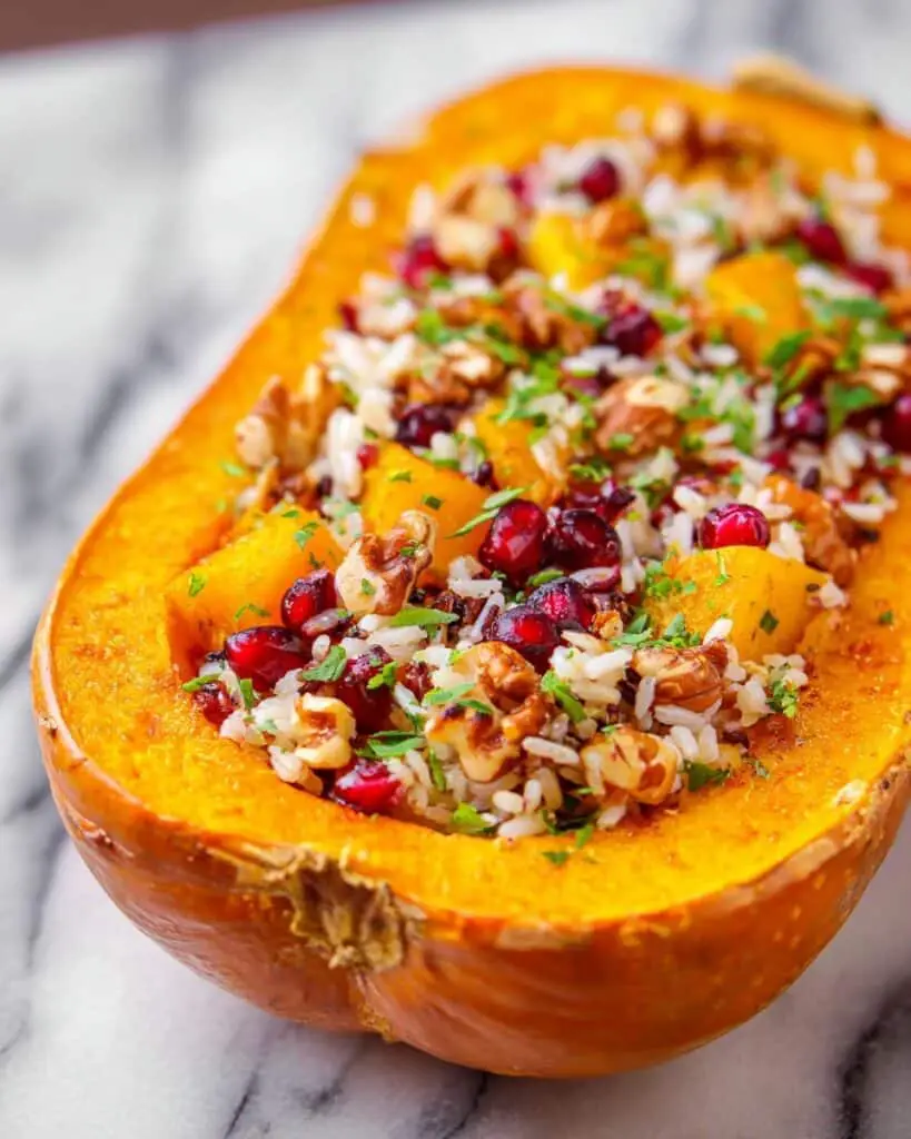 Loaded Stuffed Butternut Squash Recipe
