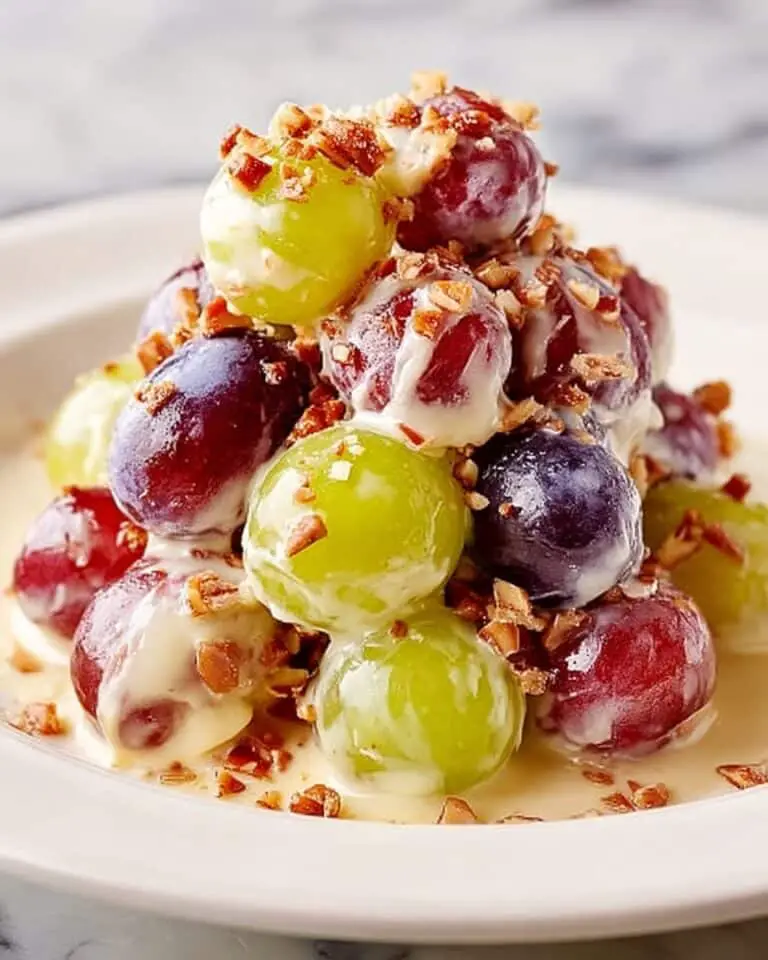 Creamy Vanilla Grape & Apple Salad Recipe