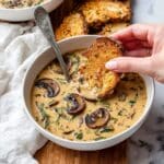 Vegan Mushroom Wild Rice Soup Recipe