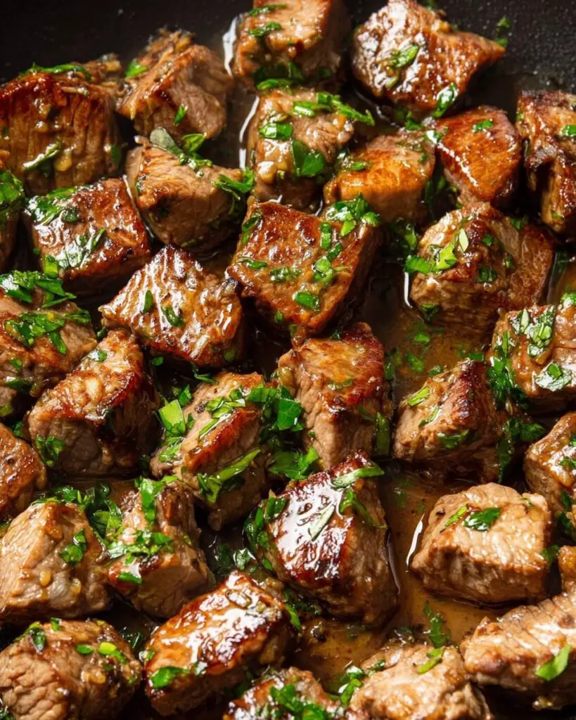Easy Garlic Butter Steak Bites Recipe
