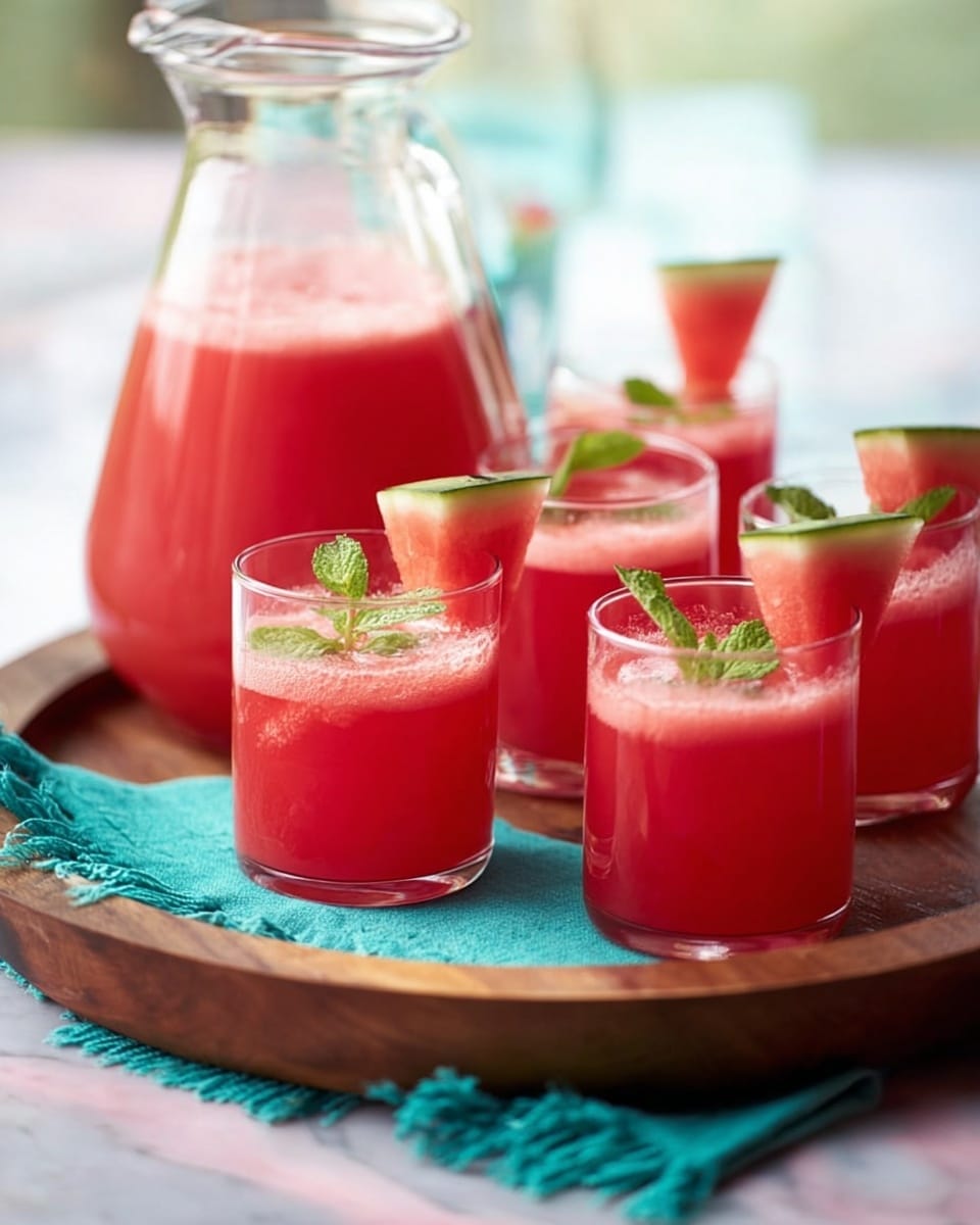Watermelon Mint Agua Fresca Recipe