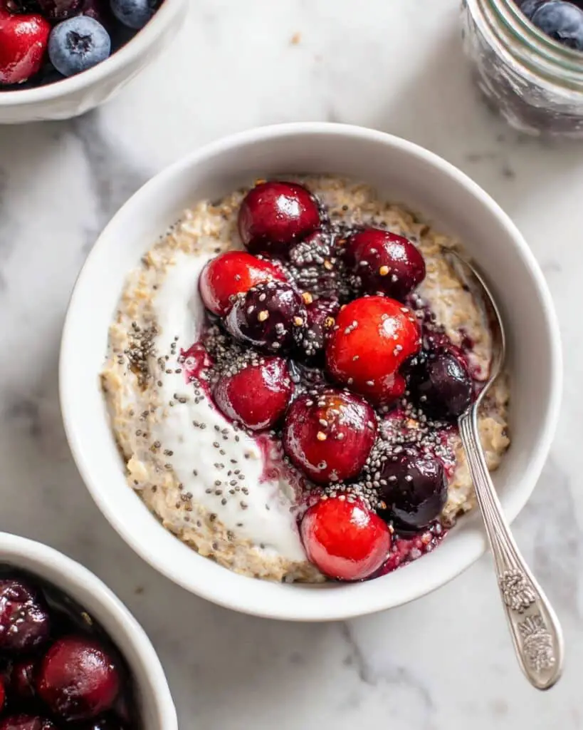 Healthy Overnight Breakfast Oat Bowls Recipe