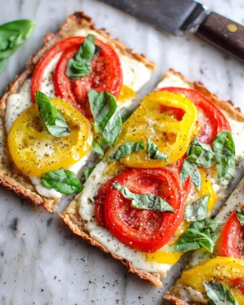 Florida Flatbread with Tomatoes and Sweet Peppers Recipe