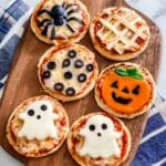 Easy Mini Spooky Halloween Pizzas Recipe