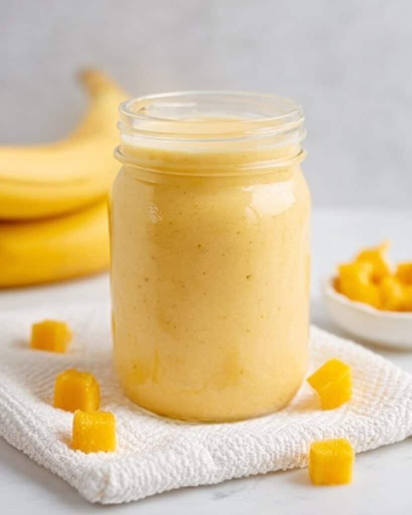 Creamy Mango Banana Smoothie Recipe