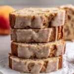 Peach Bread with Sweet Peach Glaze Recipe