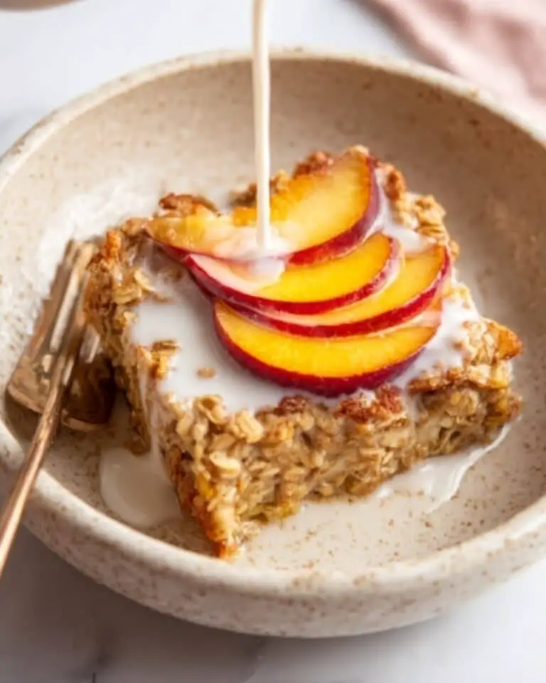 Peach Baked Oatmeal Recipe