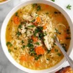 One Pot Chicken and Rice Soup Recipe