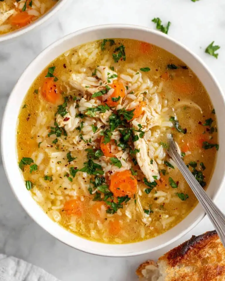 One Pot Chicken and Rice Soup Recipe
