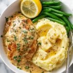 Chicken in Creamy Garlic Lemon Sauce Recipe