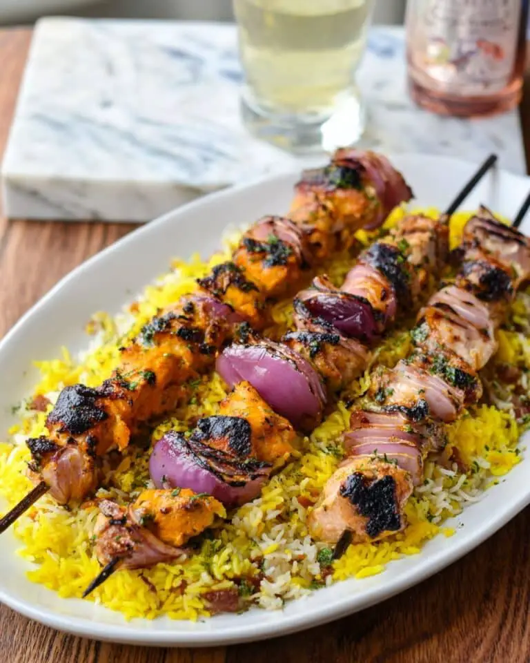 Middle Eastern-Style Grilled Chicken Kabobs Recipe