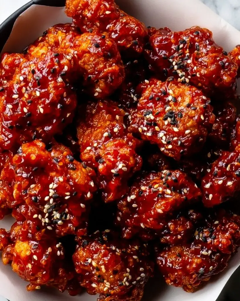 Korean Fried Popcorn Turkey Nuggets Recipe