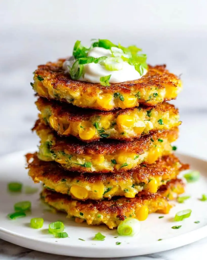 Crispy Zucchini Corn Fritters (Gluten Free) Recipe