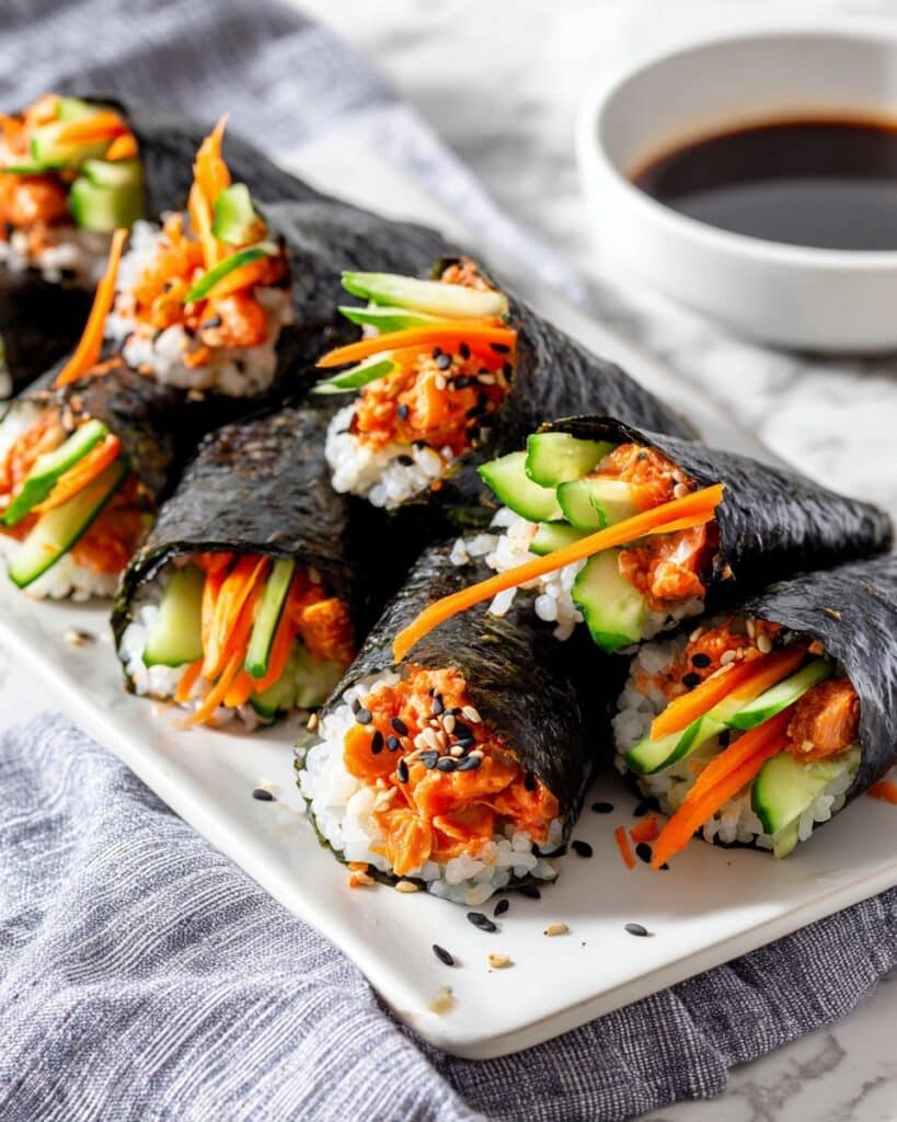 Spicy Tuna Hand Rolls Recipe