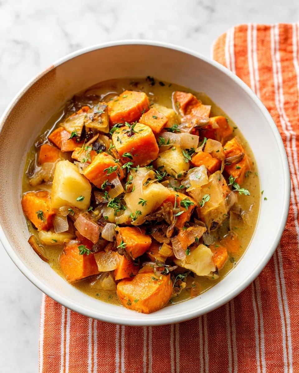 Slow Cooker Root Vegetables with Apple Cider Glaze Recipe