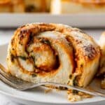 Vegan Caramelized Onion Spinach Pizza Rolls Recipe
