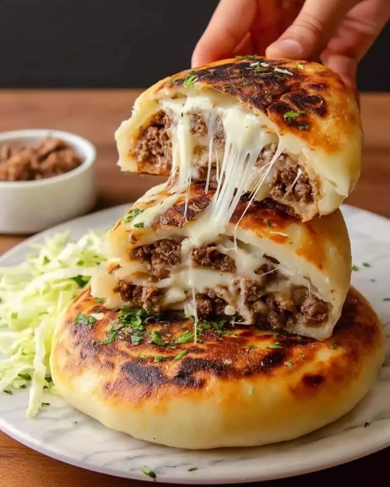 High Protein Cheesy Beef Potato Pockets That’ll Power You Through the Day Recipe