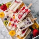 4-Ingredient Fruit & Yogurt Popsicles Recipe