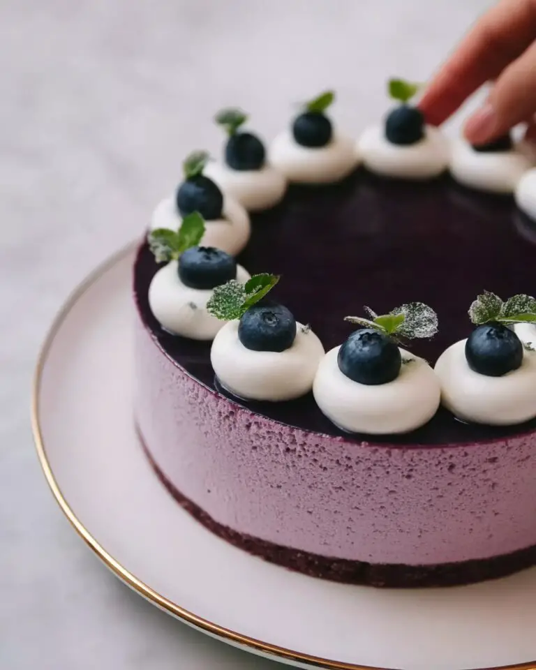 Blueberry Yogurt Cream Cake Recipe