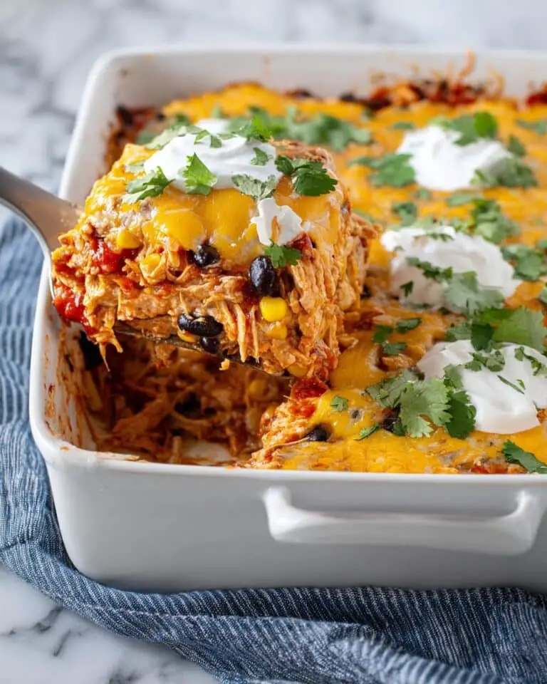 Easy Chicken Enchilada Casserole Recipe