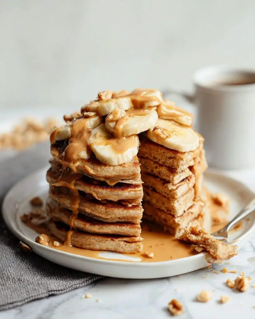 Life-Changing Gluten-Free Banana Walnut Pancakes Recipe