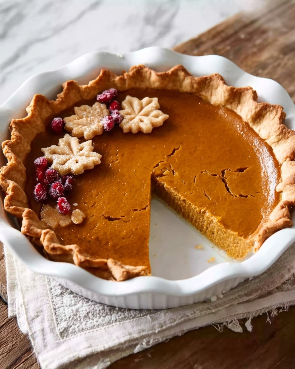The Great Pumpkin Pie Recipe