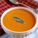Apple Cider Cheddar Cheese Butternut Squash Soup Recipe
