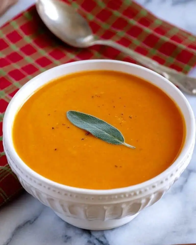 Apple Cider Cheddar Cheese Butternut Squash Soup Recipe