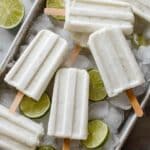 Creamy Coconut Lime Popsicles Recipe