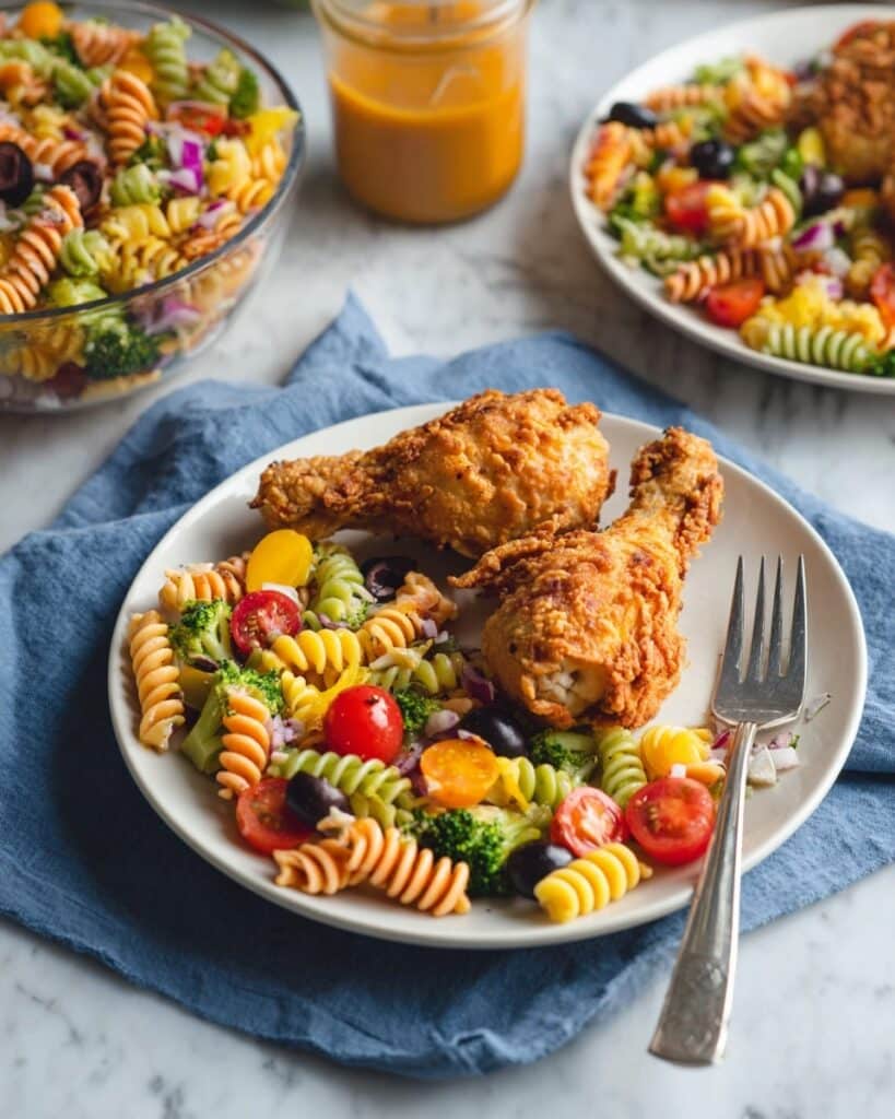Easy Pasta Salad with Fresh Veggies Recipe