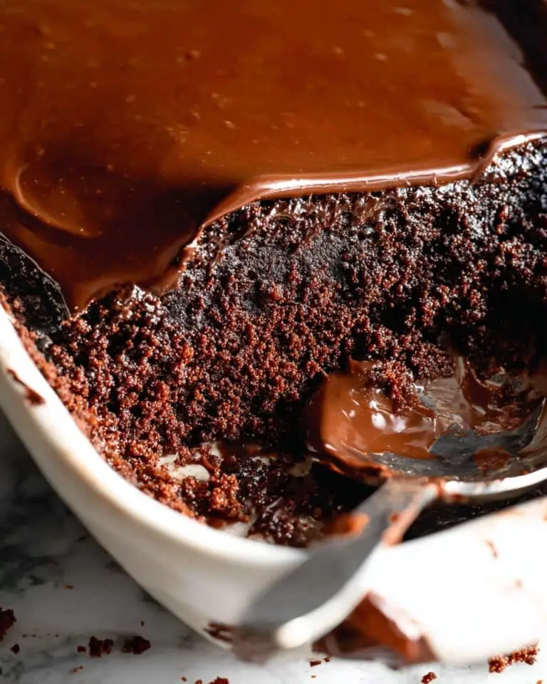 30 Minute Scoopable Chocolate Cake Recipe