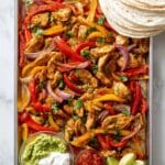 Easy Sheet Pan Chicken Fajitas Recipe