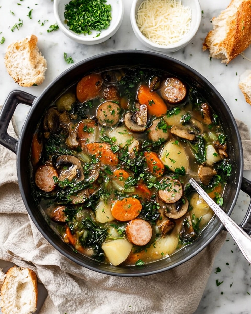 Harvest Italian Sausage and Kale Soup Recipe