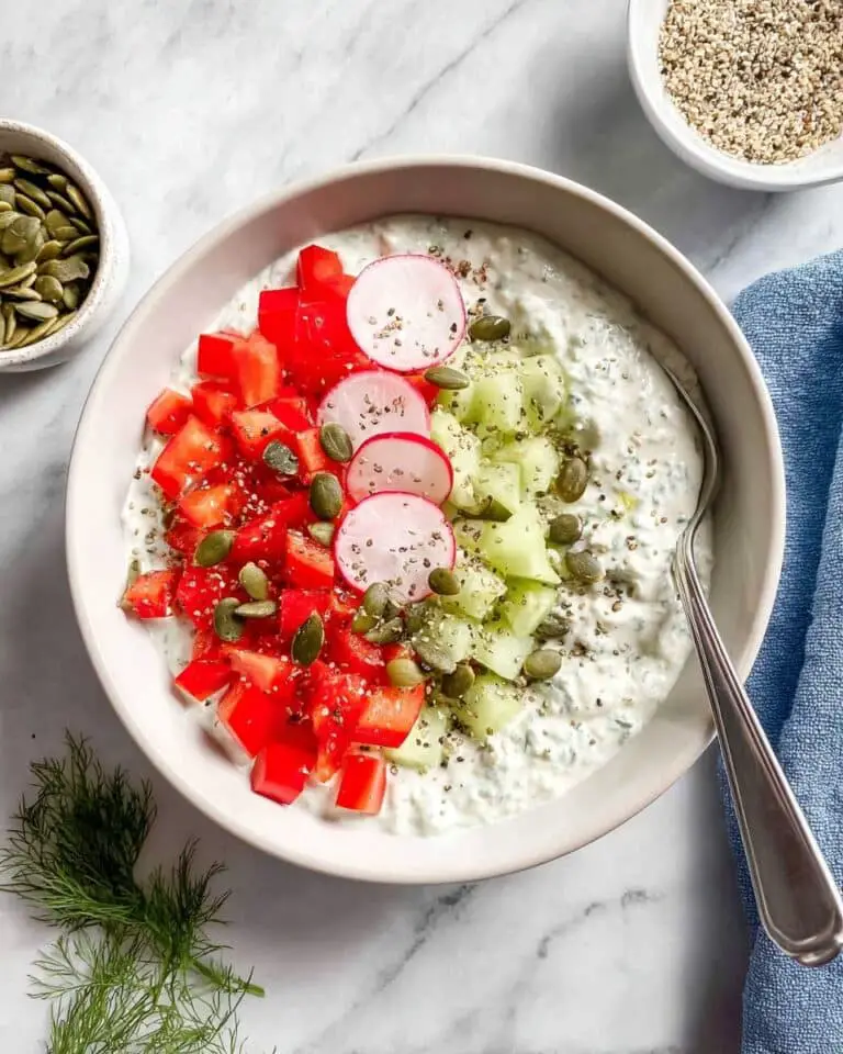 Savory Cottage Cheese Bowl Recipe