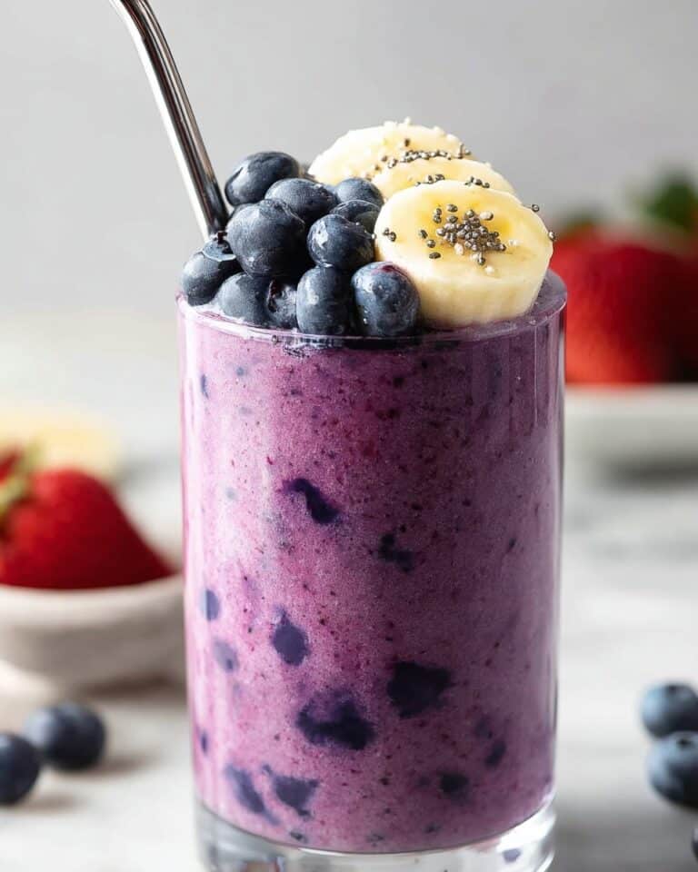 Triple Berry Protein Smoothie Recipe