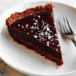 The Most Amazing Salted Dark Chocolate Tart Recipe