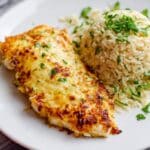 Parmesan Crusted Chicken - Oven Baked Recipe