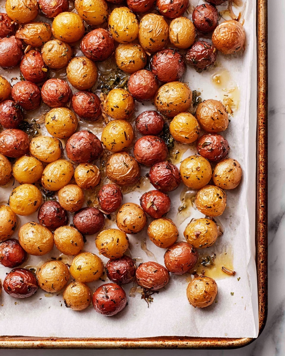 Roasted Peewee Potatoes with Garlic and Rosemary Recipe