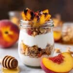 Grilled Peach Breakfast Parfait Recipe