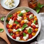 Roasted Cherry Tomato Caprese Salad Recipe